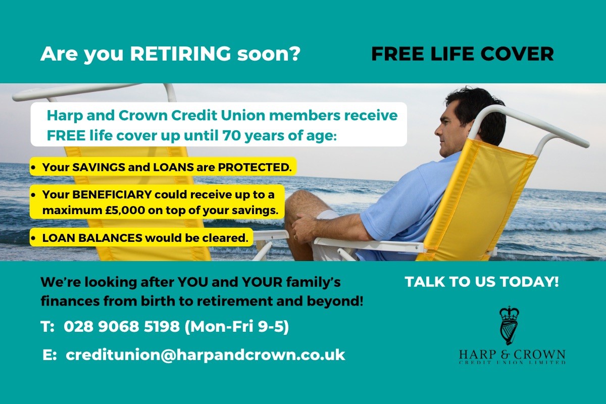 retiring free life cover 